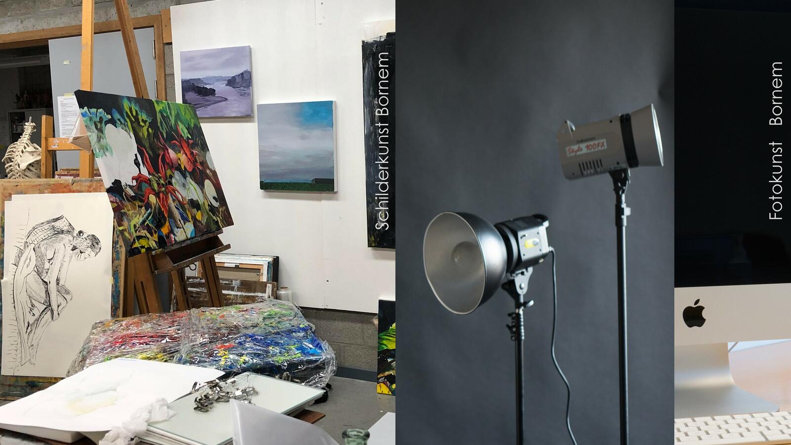 Academie Temse/Bornem-Ateliers Schilderkunst en Fotokunst